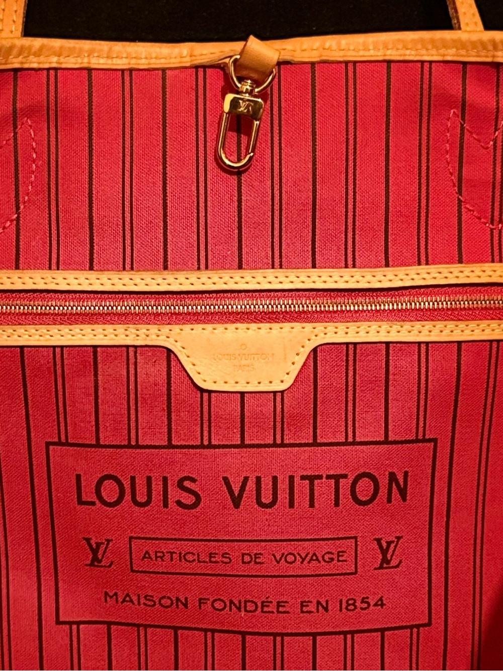 Louis Vuitton Monogram Neverfull GM With Hard to Find Pivoine  Interior. - Picture 11 of 16